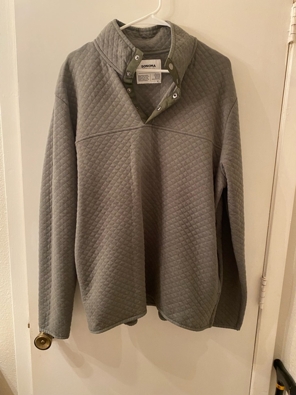 Men’s Quilted Sonoma Stylish Quileted Pullover. Perfect for fall layering! Size - Picture 2 of 9